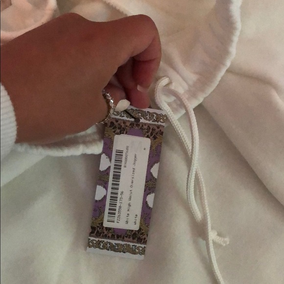 White sweatpants oversized jogger - Picture 3 of 5